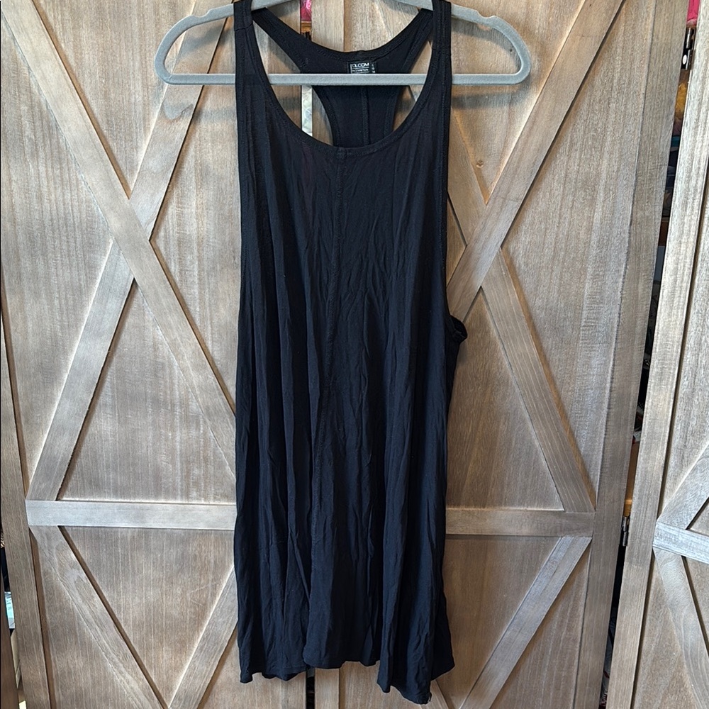 Volcom Black Racerback Swimsuit Coverup Cover Dress